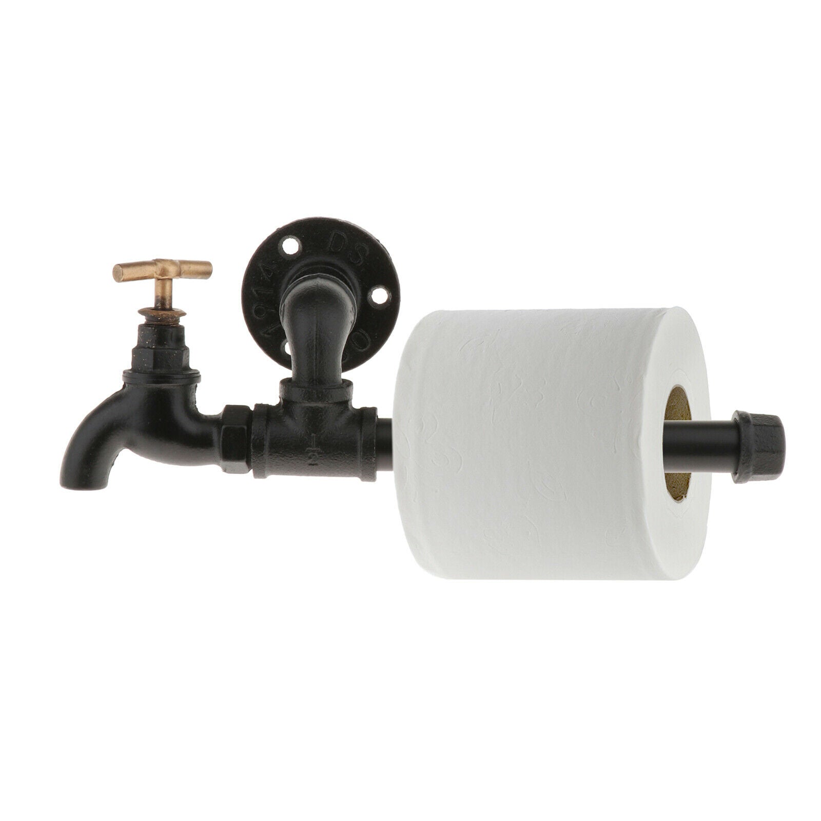Toilet Paper Holder Rack Wall Mounted Paper Dispenser Bathroom Paper Organizer