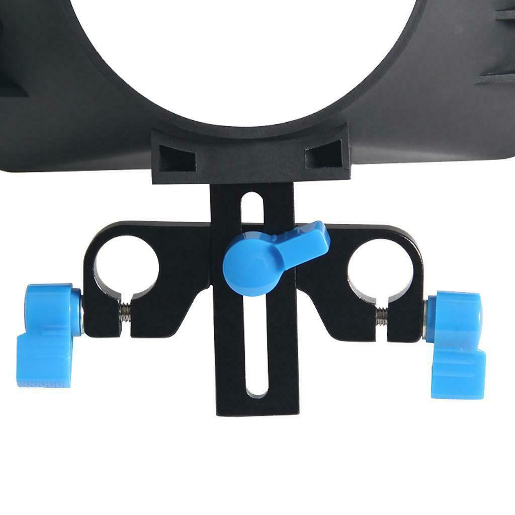 Rotating Matte Box with Universal Set of Rings Digital Camera Holder 15mm Rods