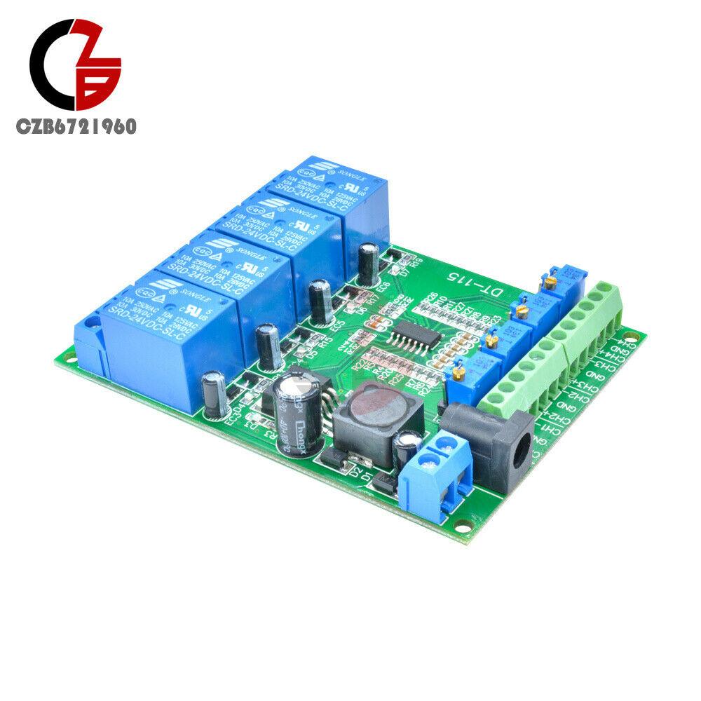 DC 24V 4 Channel Voltage Comparator Stable LM393 Comparator comparison Module