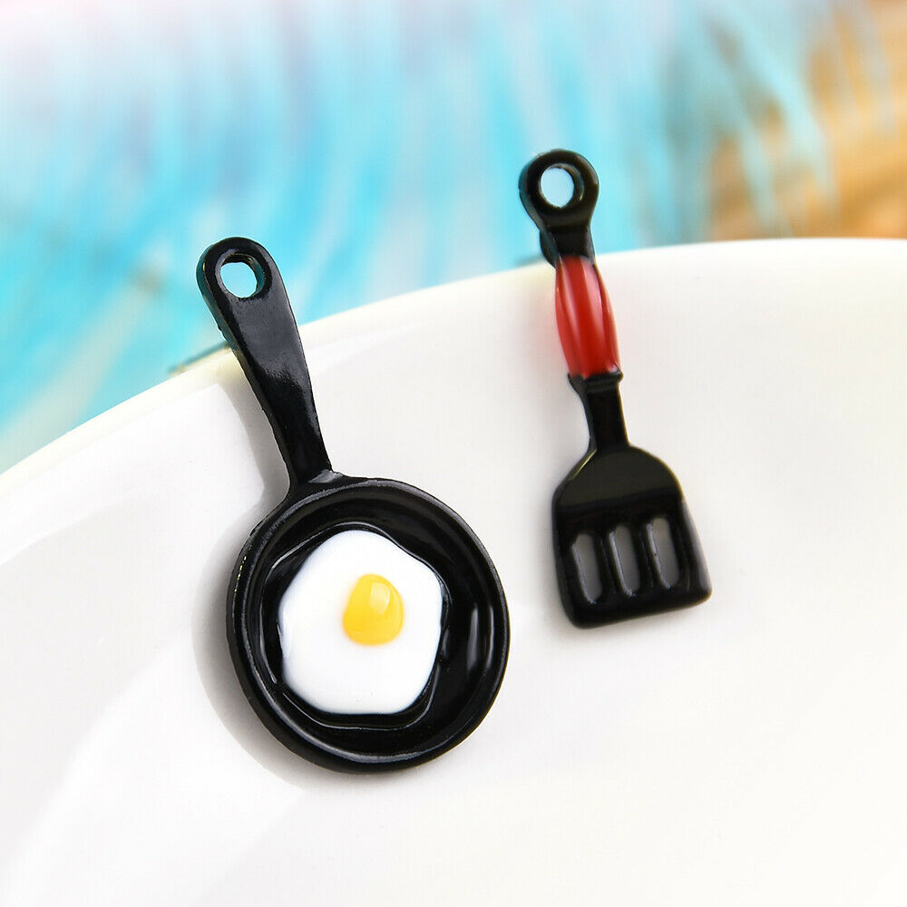 Women Lady Funny Asymmetric Stud Earrings Jewelry Enamel Fried Egg Earrings Gift