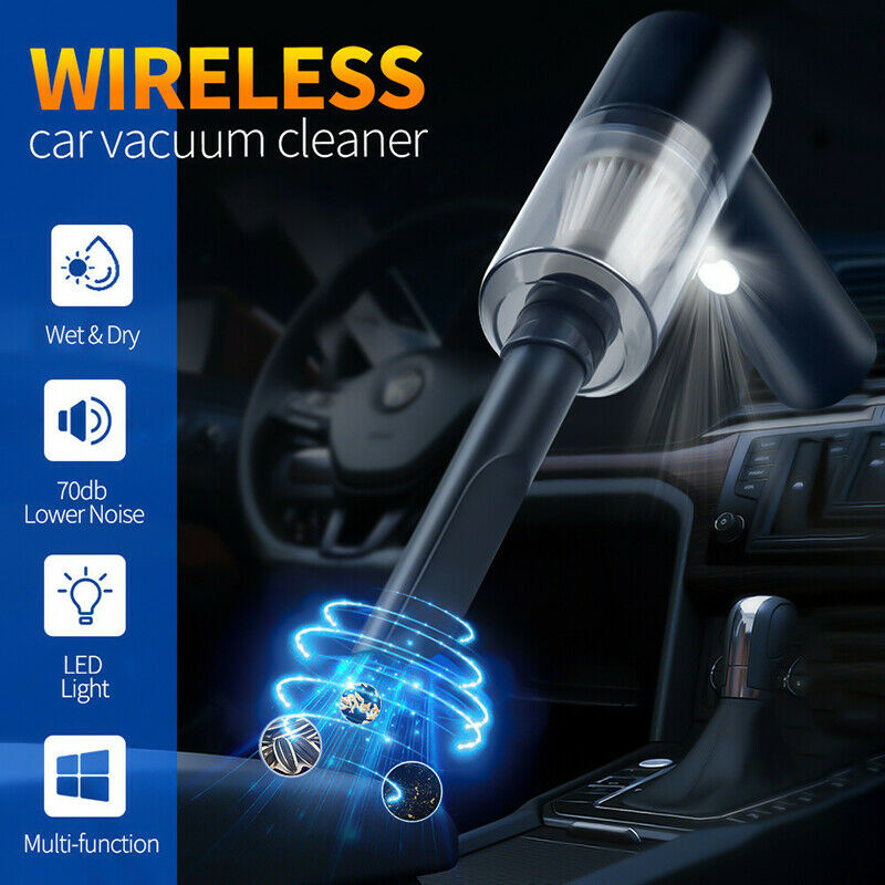 120W 5500Pa Cordless Handheld Vacuum Dust Cleaner Rechargeable Car Home Mini