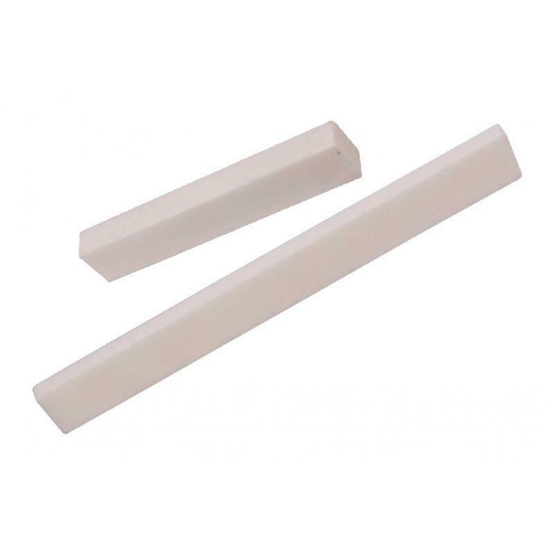 2 lot Bone White Blank Nut Birdge Saddle for Electric Bass Ukulele Accessory