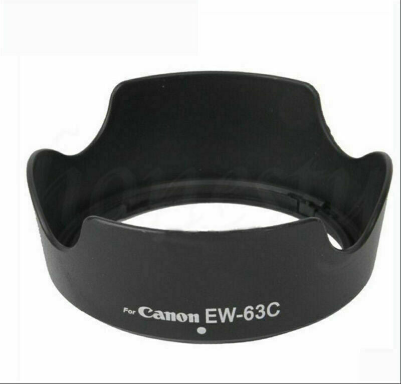 Camera Lens Hood Shade For Canon EW63C EF-S 18-55mm f/3.5-5.6 IS STM