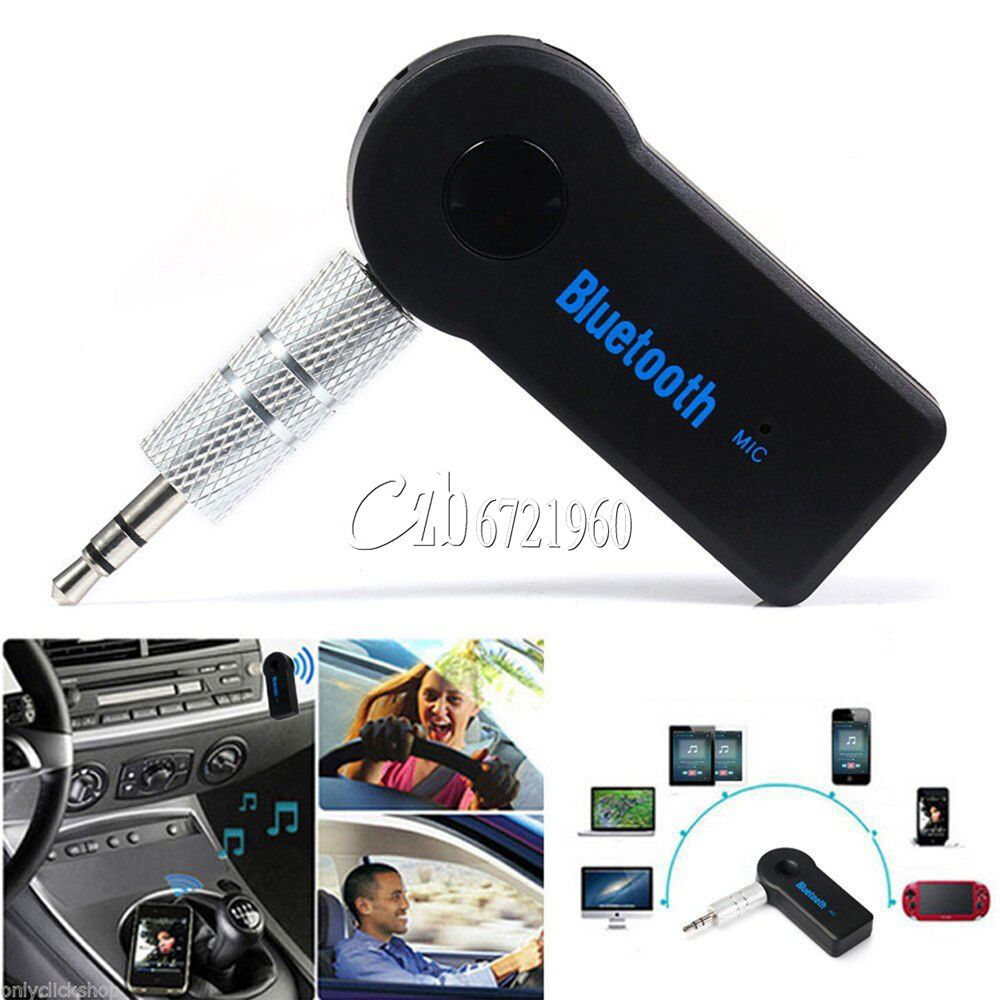 Wireless Bluetooth V3.0 Stereo Audio Music Receiver Handsfree Car AUX 3.5mm New