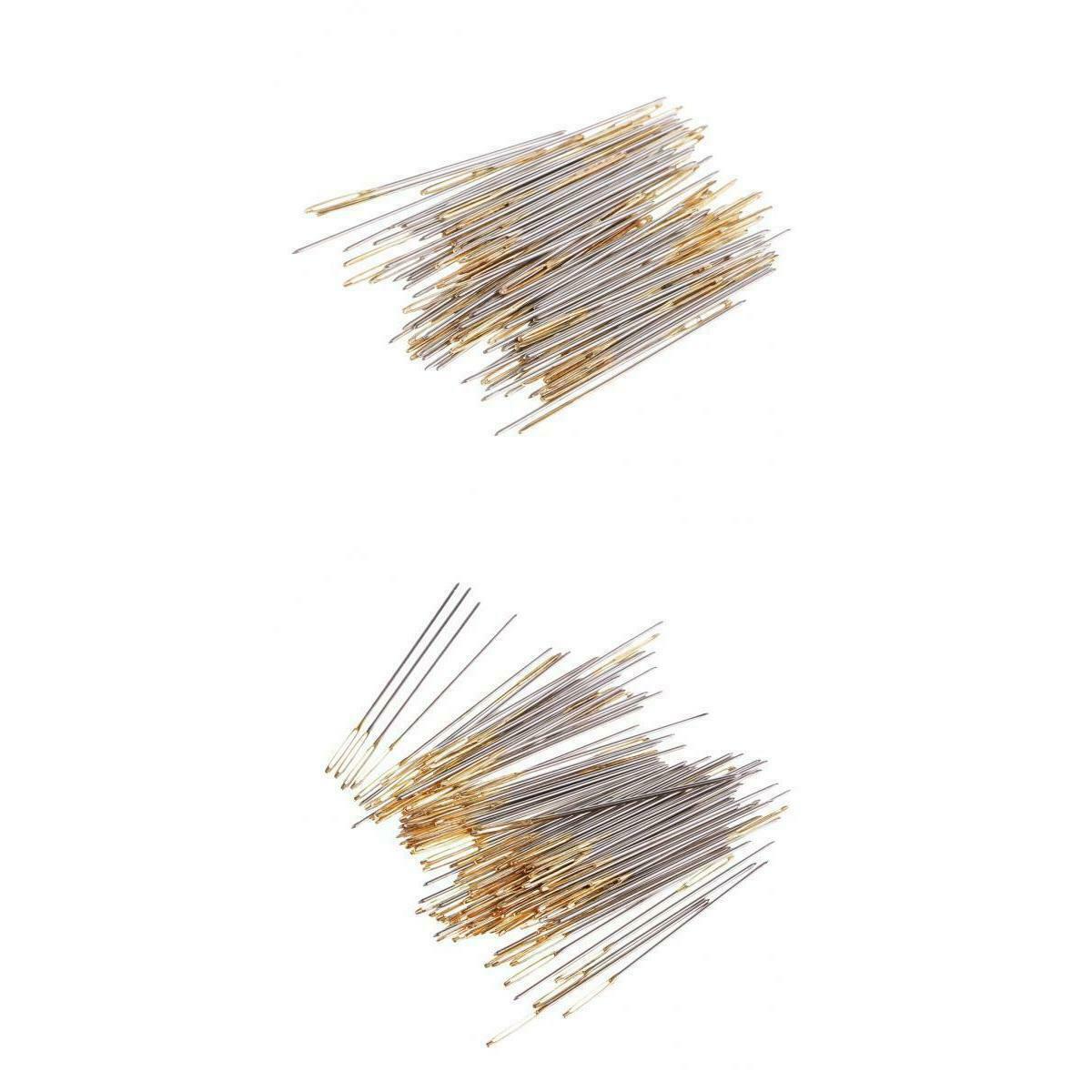 200Pcs Large Eye Needles for Embroidery Cross Stitch Sewing Needles 24 26