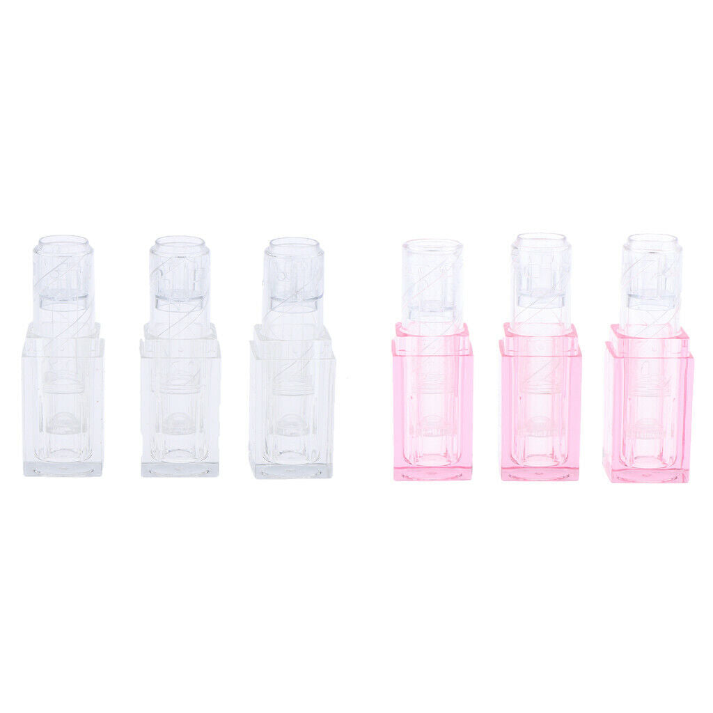 3x 3.8g Empty Lip Balm DIY Tubes Cosmetic Containers Lipstick Bottles
