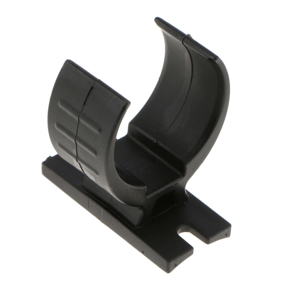 Camper Trailer 7-Flat Round Plug Holder Plastic Trailer End 50x45mm BLACK