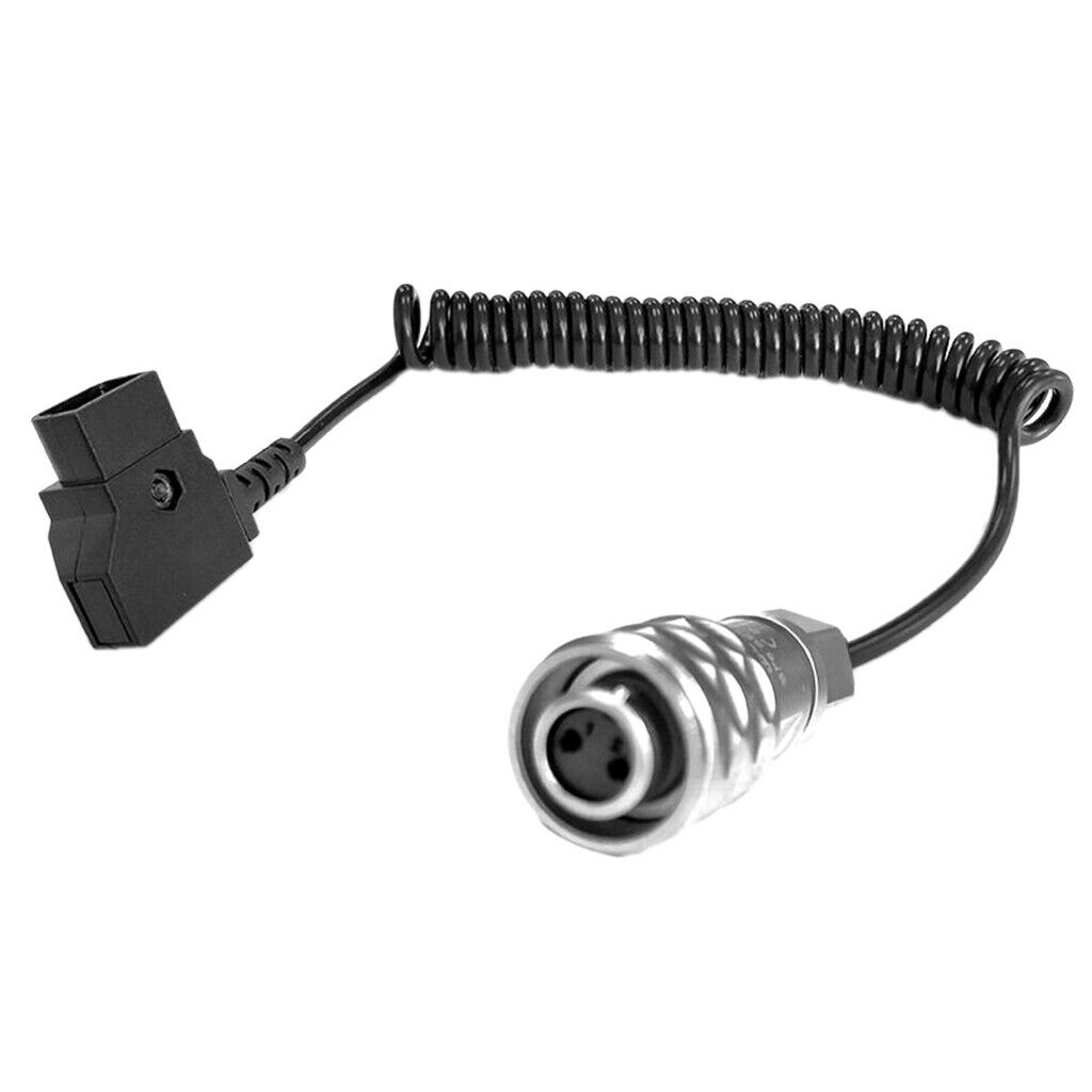 Male D-tap to Weipu SF610 2Pin Plug Power Adapter Cable for BMPCC 4K Camera