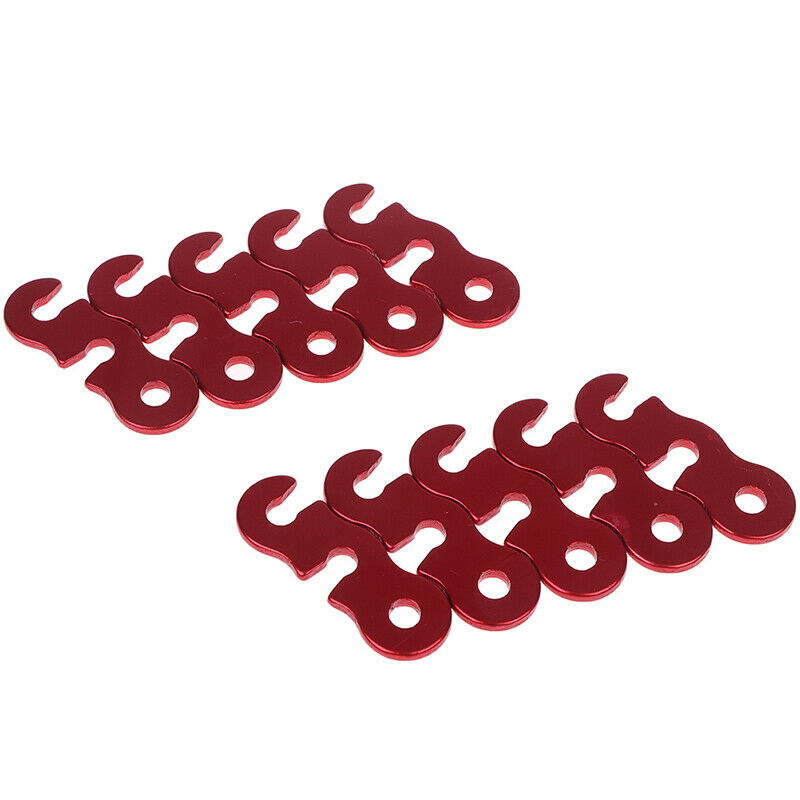 10pcs Aluminium Alloy Adjuster Tent Rope Tightener Tensioner Quick Rele xiP l XC