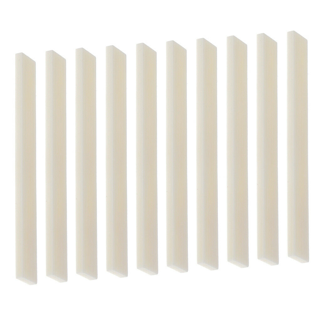 10pcs Durable Handmade Guitar Bridge Saddle Parts Instruments Accessory