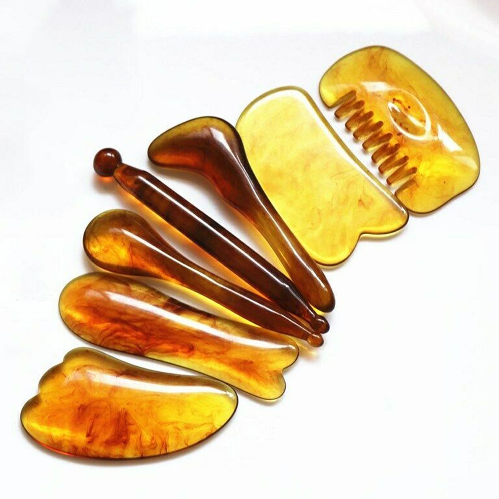 Relaxation Gua Sha Board Scraper Beauty Face Lifting Tool Body Eye Care SPA