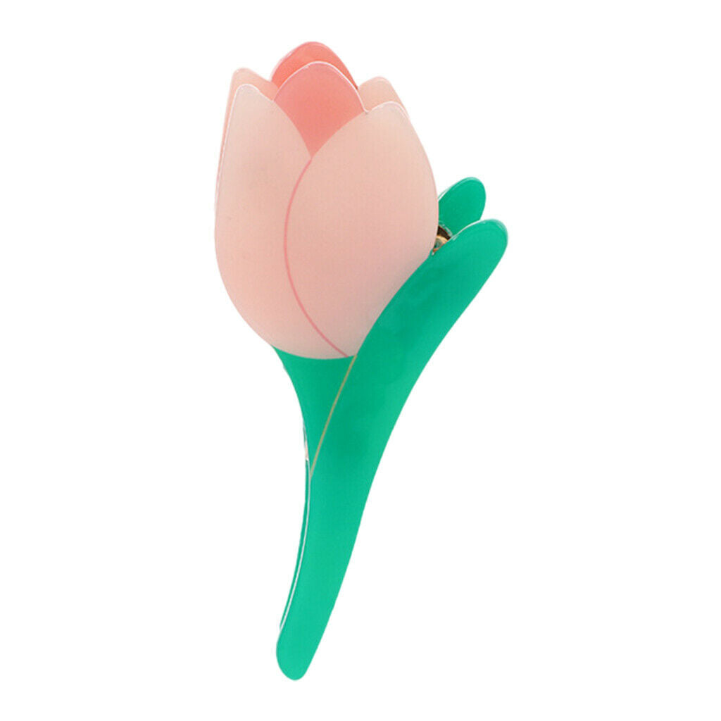 Hair Claw Clips Fashion Acetic Tulip Daisy Clamps for Makeup Bath Ladies