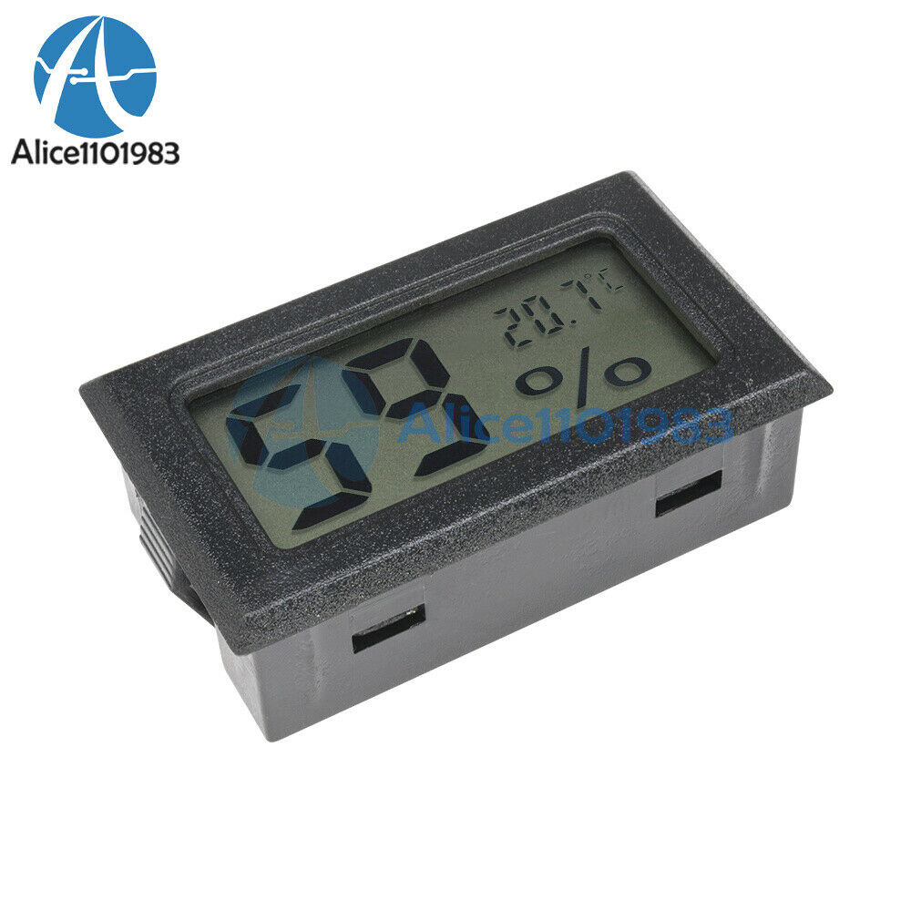 10PCS Mini Digital LCD Thermometer Hygrometer Humidity Temperature Meter Indoor