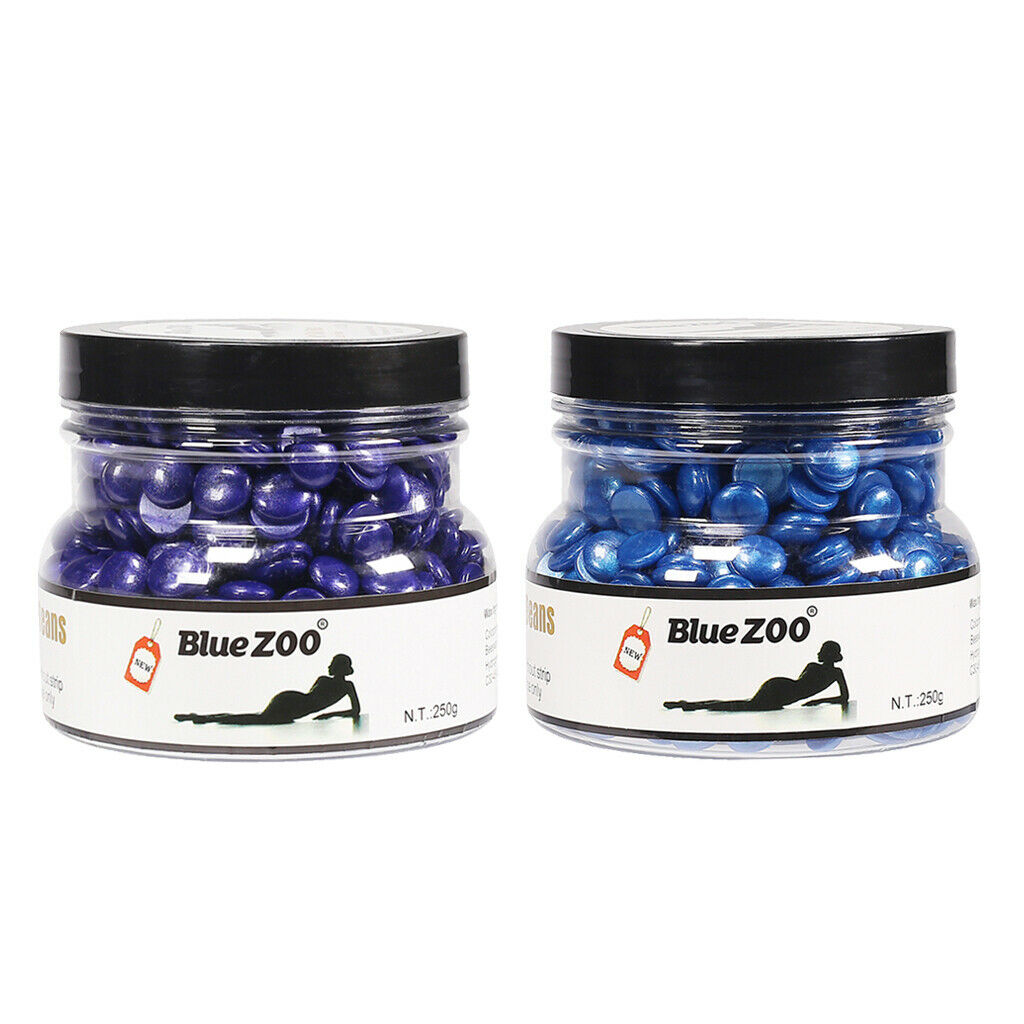 2 Packs Depilatory Hard Wax Beans No Strip Body Bikini Hair Removal Painless