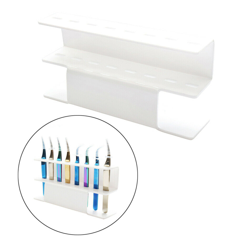 2PCS Desktop Tweezer Storage Holder Eyelash Extension Make Up Display Stand