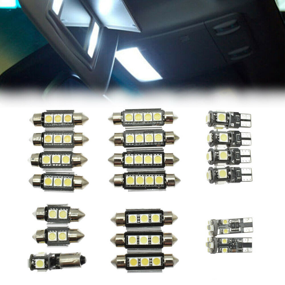 20Pcs White Car LED Lamp Interior Light Kit For VW PASSAT B5 1997-2000