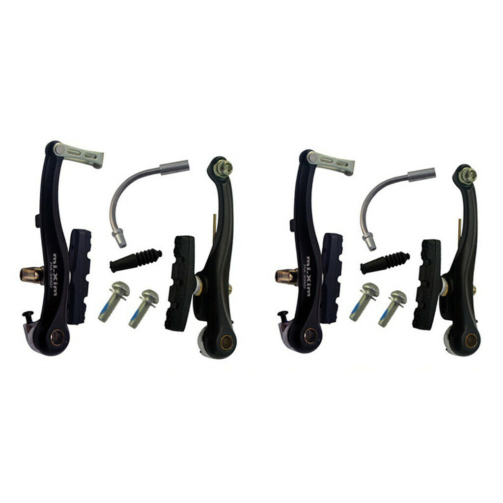 Bikes V Brake Set Kit Bicycle Front or Rear Linear Pull V-Brake Pad