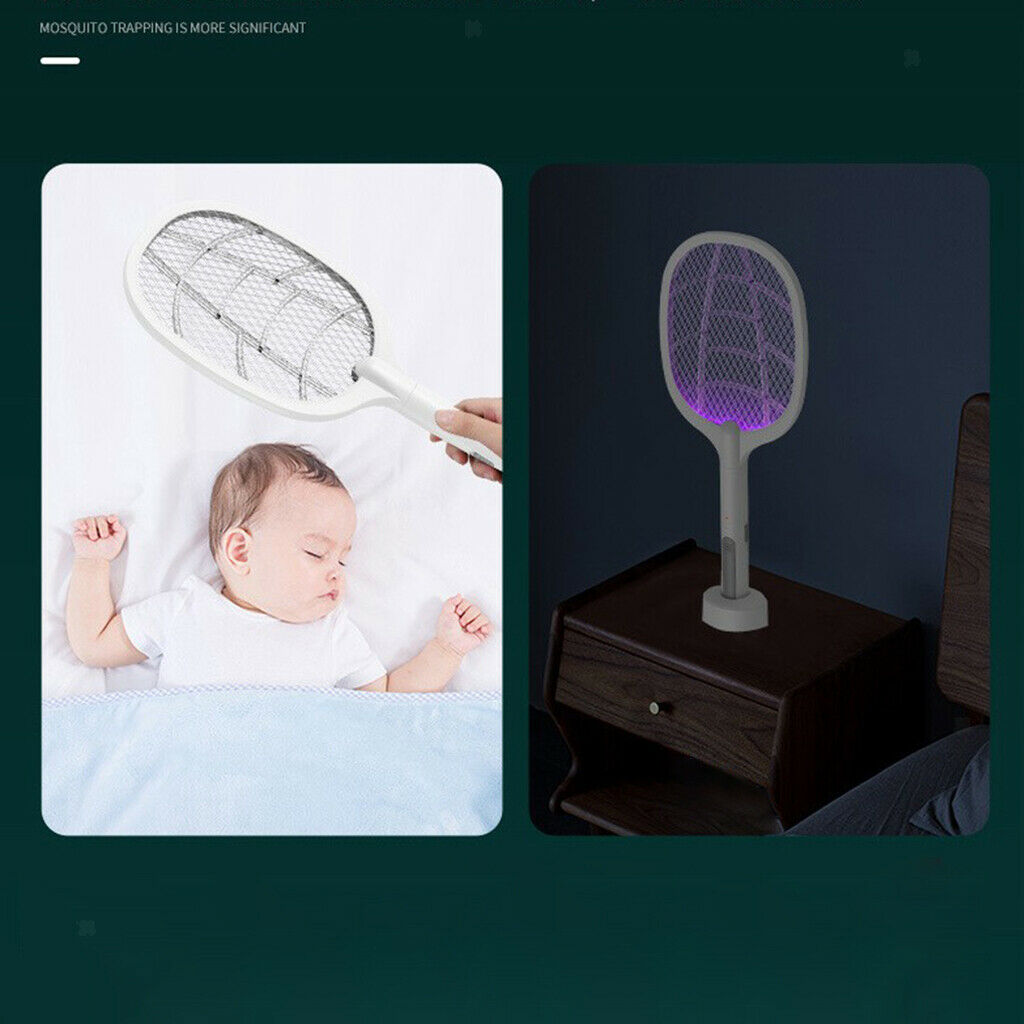 USB Electric Mosquito Swatter LED Bug Wasp Fly Mosquito Pest Zapper Outdoor