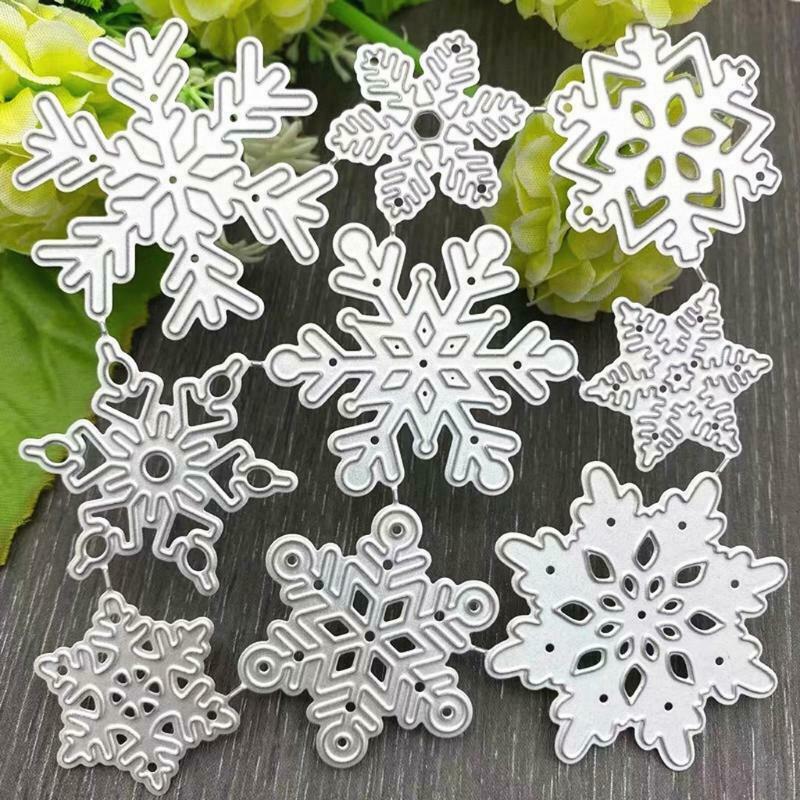 Snowflakes Metal Cutting Dies Stencil DIY Scrapbooking Album Paper Card Template