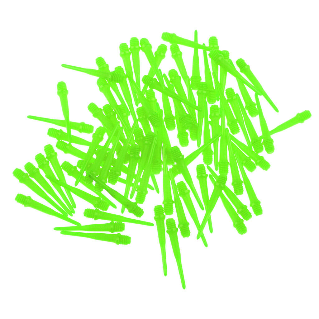 80 Pieces 2BA Soft Tip Points for Soft Tip Darts Electronic Darts Green