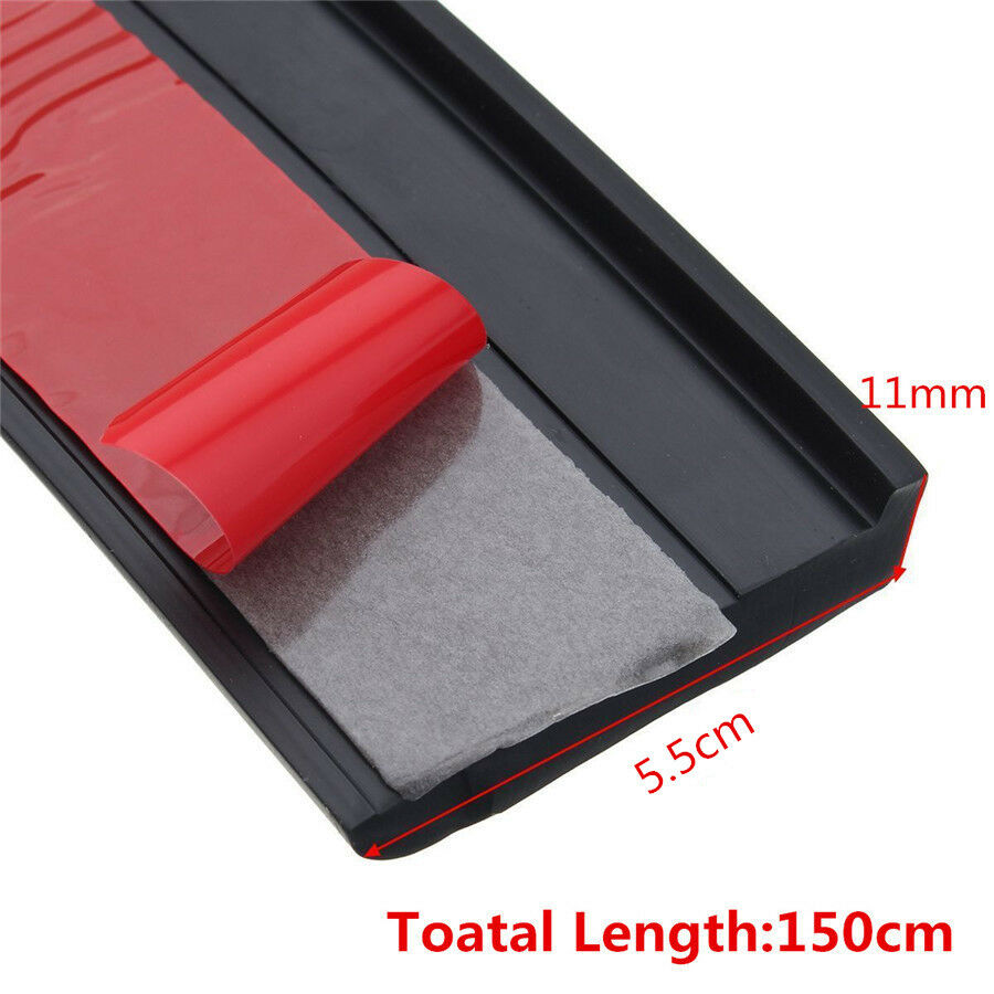 DIY Black 2X 5.5cm Widening Car Fender Flare Wheel Eyebrow Trim Protector Stripe