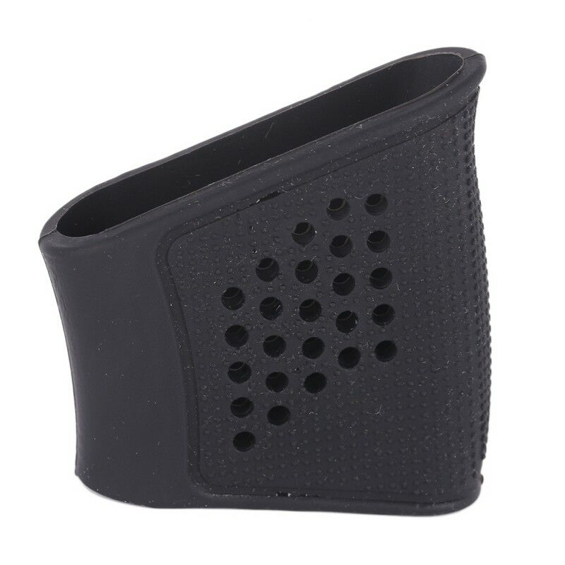 Hunting Glove Slip-On Grip Rubber Cover Case for Glock 42 43 Black Color