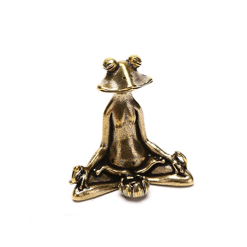 1PC Retro Ornament Incense Burner Frog Statue Animal Accessories Sculpture H Kt