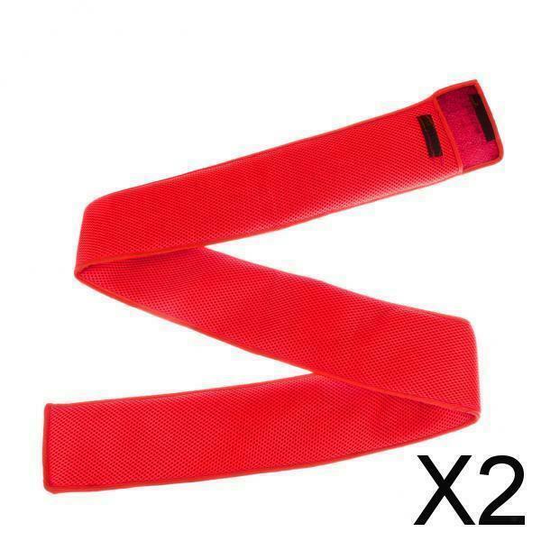 2X Fishing Rod Bag Rod Sleeve Cover Fishing Pole Glove Protector Pouch Red