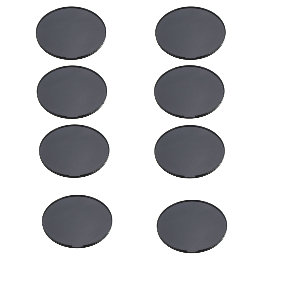 8x Adhesive Mounting Disk for Car Dashboards Vehicles with Windshields (72mm)