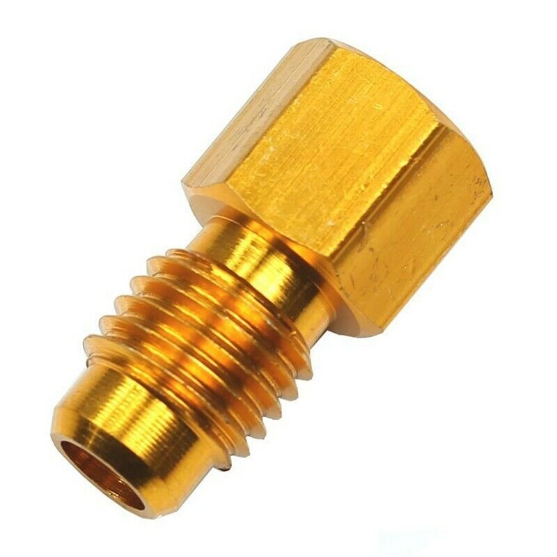 1pcs New R134A Adapters Refrigerant Tank/Vacuum Pump 1/4" Flare Female x 1/2"AR8