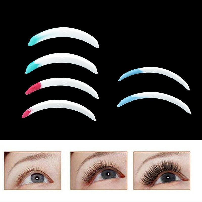 3 Pairs Eyelash Curler Silicone Perm Pad Recycling Lashes Rods Shield liftinBDA