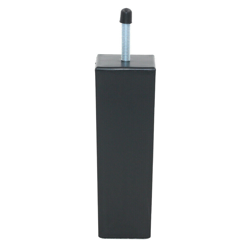 4 Pieces 15cm Black Bed Risers Lifts Table Leg for Sofa Couch M8 Thread