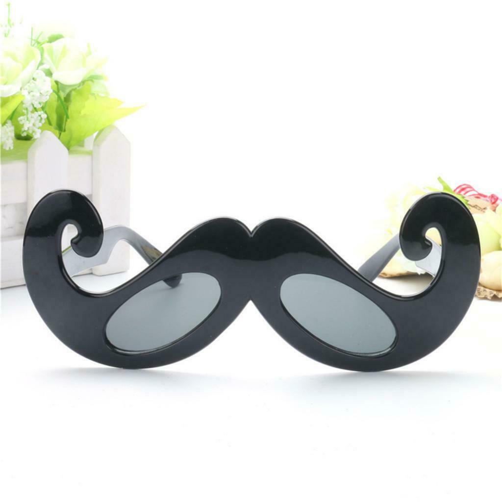 Funny Black Moustache Groom Eye Glasses Beard Photo Booth Party Sunglasses