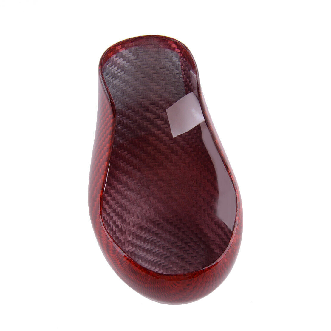 Red Carbon Fiber Gear Shift Knob Cover Trim Fit For Chevrolet Camaro 2016-2020