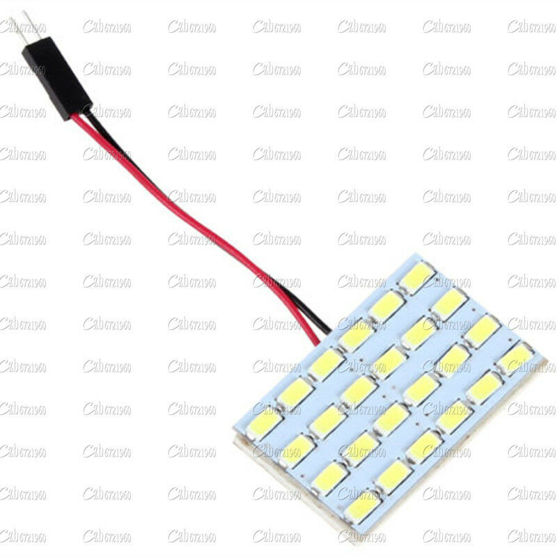 12V 3W 24 SMD 5730 LED Light Panel Board Car Dome Interior Reading Bulb Lamp