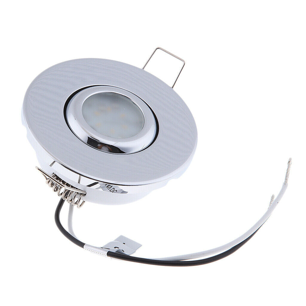 2.6" 12V 1.1W LED Recessed Ceiling Light Downlight Lamp Spotlight 3000K