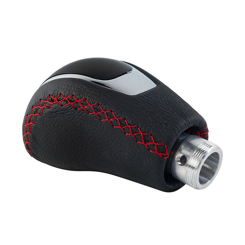 5 Speed Manual Car Auto Gear Stick Shift Knob Shifter Black PU Leather+Aluminium