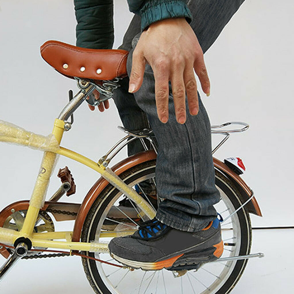 Non-slip Bike Pedals Thicken Bicycle Folding Rear Foot Feet Rest Pedal Stand