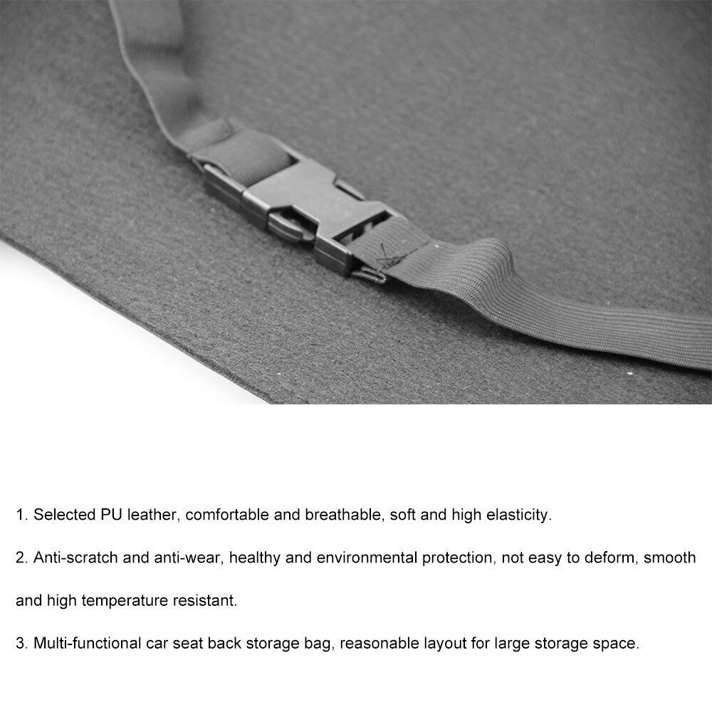 Car Seat Back Organizer Tissue Storage Box Kick Mats Car Seat Back Protectors