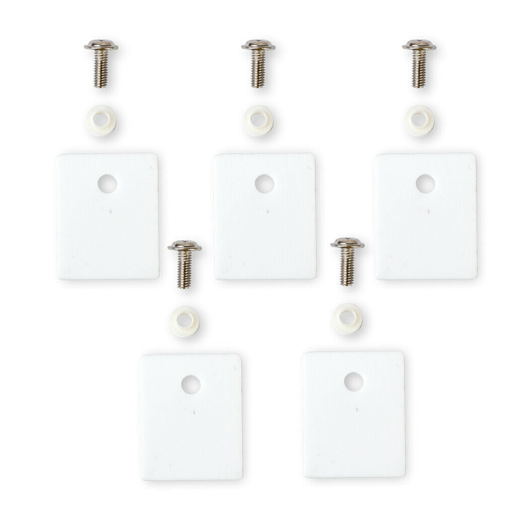 5Pcs TO-3P Ceramic Transistor Triac Thyristor Insulation Pads Insulator Mica
