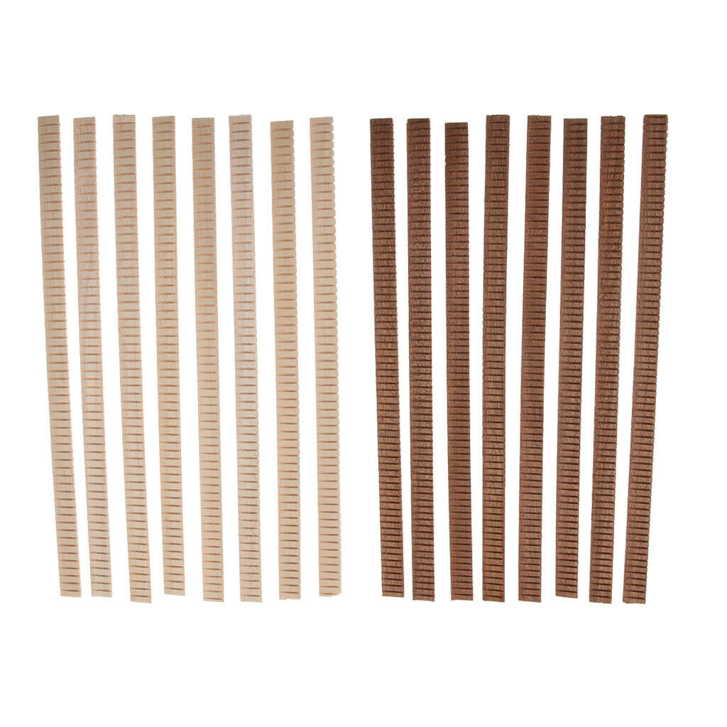 16 Pieces Mahogany Guitar Binding Purfling Strip Edge Guitar Trim Inlay