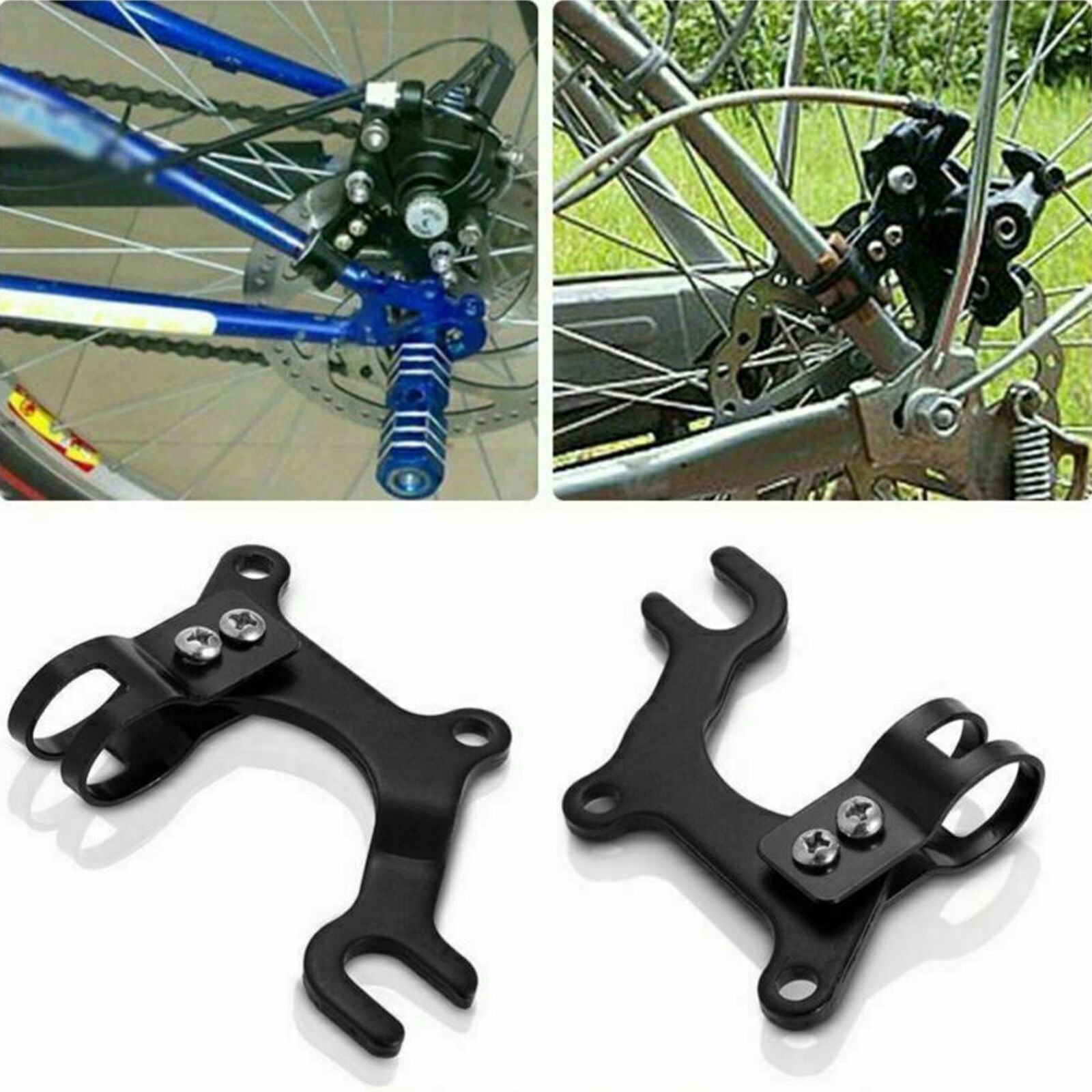 Adjustable Bicycle Bike Disc Brake Bracket Frame Adaptor Mounting Holder