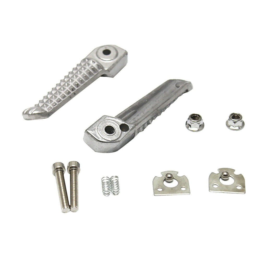 1 Pair Aluminum Footpegs Rest Pegs For Yamaha YZF R1 2002-2012 R6 2003-2011