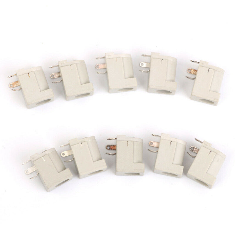 10pcs DC 5.5mm X 2.1mm Power Supply Sockets Female