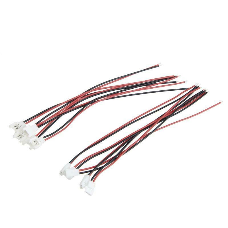 10Pairs DIY JST DS LOSI 2.0MM 2 Pin Connector Plug Male Female With Wire 150MM