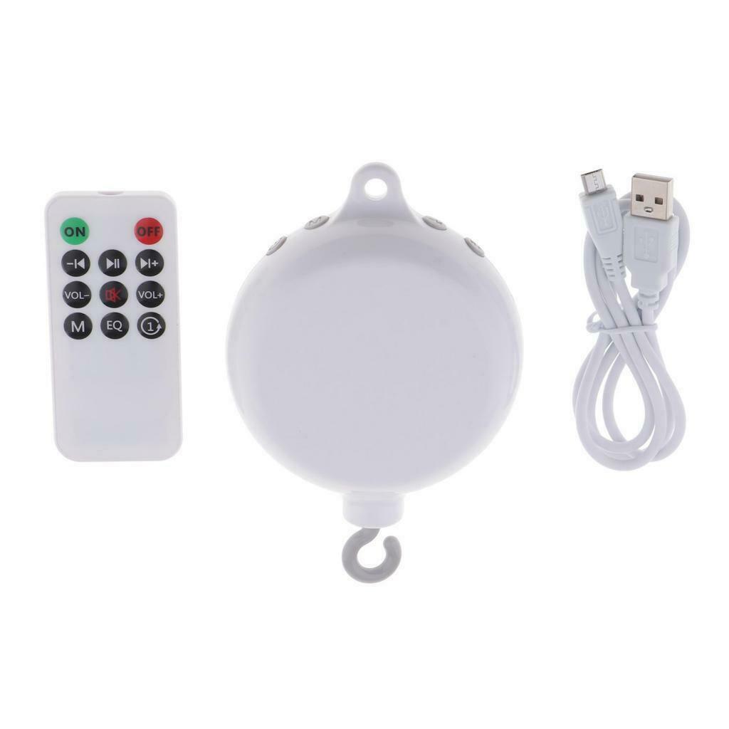 RC Control Bed Bell Auto Music Box 35 Melodies Songs Baby Accessory