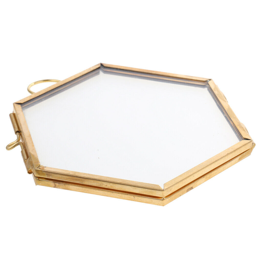 4PC Nordic Hanging Photo Frame Glass Metal Portrait Frame Wedding Supplies