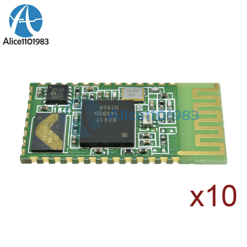 10PCS HC05 Wireless Bluetooth RF Transceiver Module Serial RS232 For Arduino DIY