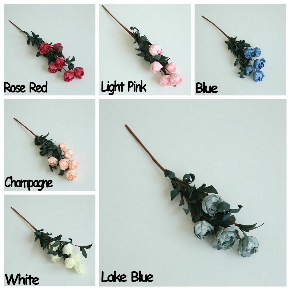 Bride Bouquet Party Simulation Plant Artificial Rose Hand-Holding PE Flower