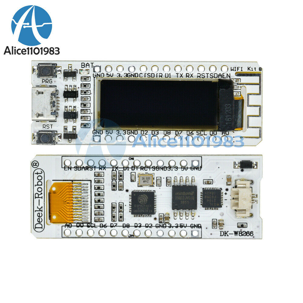 ESP8266 WIFI Chip 0.91" Inch OLED Display Development Board NodeMcu For Arduino